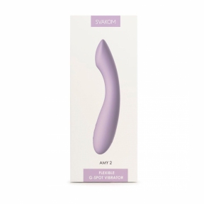 Вібратор для точки G з інтелектуальним режимом Svakom Amy 2 Pastel Lilac 6