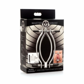 Затискач для статевих губ Master Series: Pussy Tugger Adjustable Vagina Clamp with Chain 8