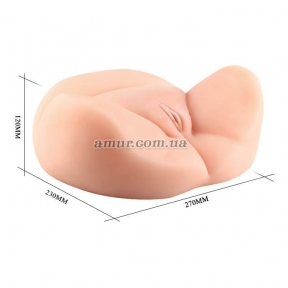 Реалистичная вагина - полуторс полной женщины «Пышечка», 27 х 23 см 4