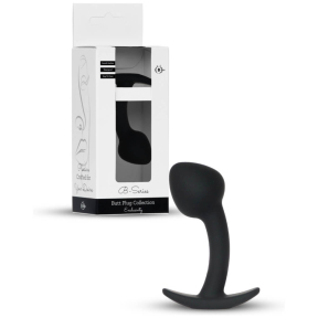 Анальная пробка Silicone Black Curved Plug M 6