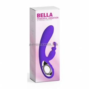Вибратор-кролик «Bella», фиолетовый, 36 функций вибрации 2