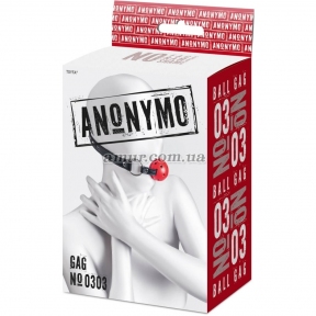 Кляп «Anonymo», красный 7
