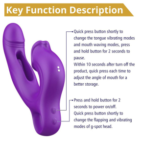 Стимулятор G-точки Erospace Sweet Play A17, фиолетовый 0