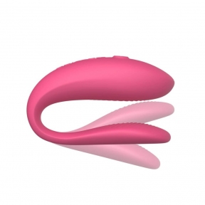 Смарт-вібратор для пар We-Vibe Sync Lite Pink, 10 віброрежимів, можна поєднувати з актом 2