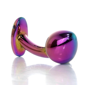 Анальна пробка Jewellery Multicolour Curved Plug M 1