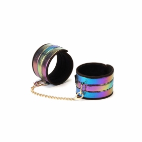 БДСМ-набор Liebe Seele Vivid Rainbow 8 Pieces Set, 8 аксессуаров, экокожа на бархатной основе 8