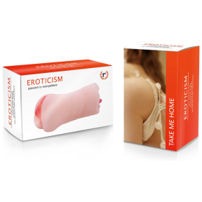 Двусторонний мастурбатор Eroticism, ротик и вагина 3