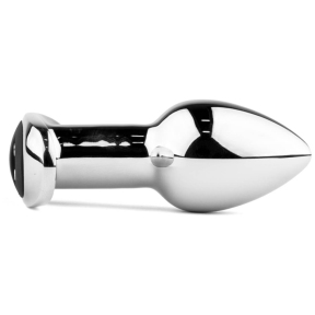 Металлическая вибрирующая анальная пробка Metal Butt Plug S, 10 вибраций, пульт ДУ 2