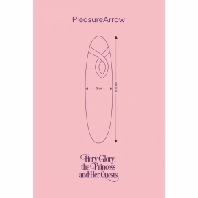 Міні-вібратор FairyGasm PleasureArrow, фіолетовий, 9 режимів вібрації 7