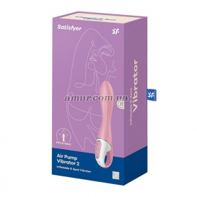 Вибратор точки G надувной Satisfyer Air Pump Vibrator 2 3