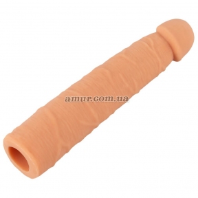 Удлиняющая насадка на пенис «Nature Skin Extension Sleeve» +7 см 4