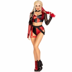 Эротический костюм Leg Avenue Crime Spree Sweetie Costume , топ, шорты 2