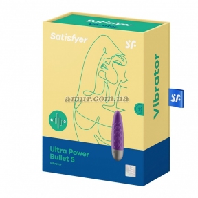 Минивибратор Satisfyer Ultra Power Bullet 5, фиолетовый 5