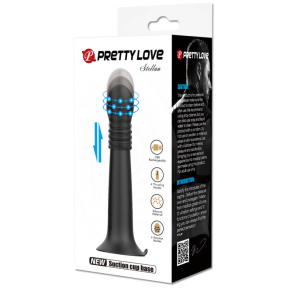 Вибратор на присоске Pretty Love Stellan, толкающие и вращательные движения 6