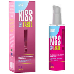Масажний гель Intt Kiss And Taste! 55 мл, зі смаком ожини 1