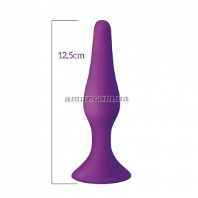 Анальная пробка на присоске MAI Attraction Toys №34, фиолетовая 0