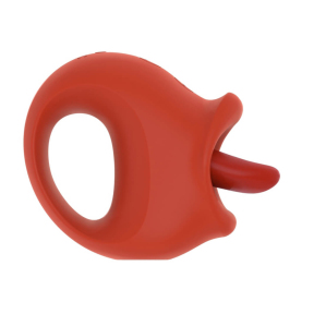 Клиторальный вибростимулятор с язычком «Rechargeable Licking Stimulator» 0