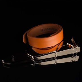 Регульована шльопанка LOCKINK Adjustable Slapper for Impact Play, коричнева 2