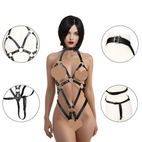 Бондаж-портупея Erospace Wild Play Harness Set C12 2