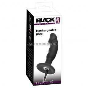 Анальная вибровтулка «Black Velvets Rechargeable Plug» 7