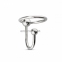 Уретральная вставка с кольцом Sinner Gear Unbendable - Sperm Stopper Solid, диаметр кольца 3,2см 0