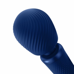 Вибромассажер Fun Factory VIM Vibrating Wand, синий, супермощный и легкий, до 6 часов работы 5