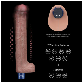 Реалістичний вібратор LoveToy Real Softee, 26,5 см 3