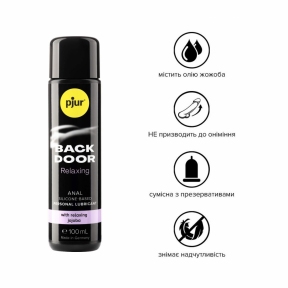 Анальная смазка pjur backdoor anal Relaxing jojoba silicone 100 мл 0