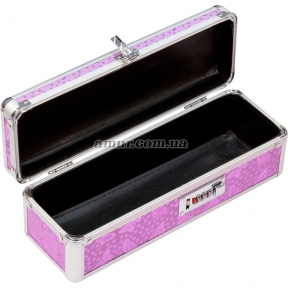 Кейс для зберігання секс-іграшок BMS Factory - The Toy Chest Lokable Vibrator Case фіолетовий, з кодовим замком 2