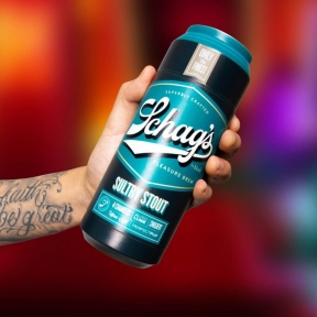 Мастурбатор – банка пива Blush Schag's – Sultry Stout Masturbator – Frosted, самосмазывающийся, вакуум 6