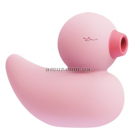 Вакуумний вібратор-качечка CuteVibe Ducky, рожевий 1