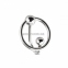 Уретральная вставка с кольцом Sinner Gear Unbendable - Sperm Stopper Solid, диаметр кольца 3,2см 2