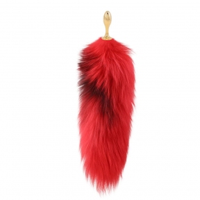 Анальна пробка з хвостом лисиці LOCKINK SEVANDA Red Vixen Set with Pear-shape Plug 0