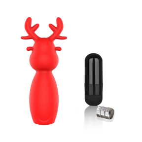 Мини-вибратор Sweet Play Mini Reindeer A10, красный 2