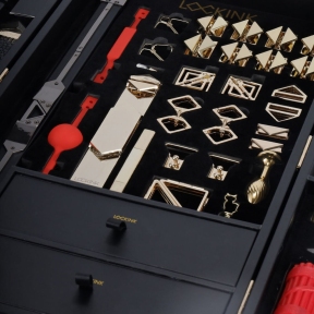 БДСМ-набір LOCKINK All-in-1, Crocodile Leather 2