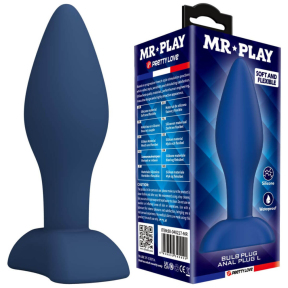 Анальная пробка Mr. Play Bulb Anal Plug L, синяя 6