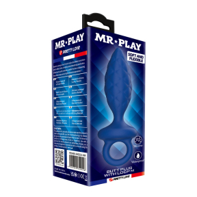 Анальна пробока «MR. Play, size M», синя 5