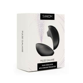 Вакуумний кліматичний смарт-стимулятор Svakom Pulse Galaxie Midnight Black, проектор зоряного неба 10