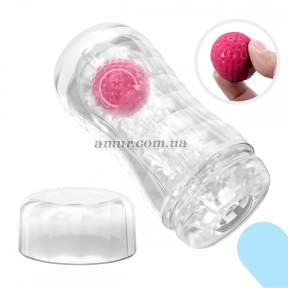 Мастурбатор с шариком «Pretty Love Vacuum Cup», розовый 1