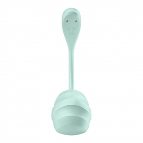Смарт-віброяйце Satisfyer Smooth Petal Connect App, колір м'яти 2