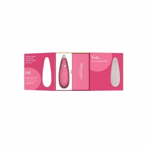 Вакуумний кліторальний стимулятор Womanizer Premium 2, малиновий, функції Autopilot та Smart Silence 6
