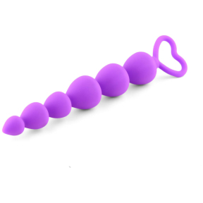 Анальный стержень Anal Beads Purple Heart, фиолетовый 0