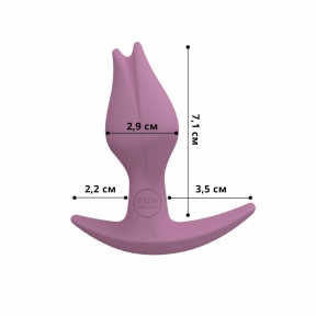 Анальна пробка Fun Factory BOOTIE FEM, рожева, у вигляді бутона 0