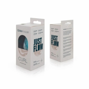 Скляна анальна пробка Gildo Ocean Curl, макс. діаметр 4 см 8