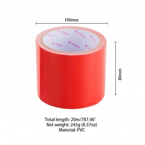 Скотч для бондажа LOCKINK SEVANDA Electrostatic Tape, красная, 16 м 0