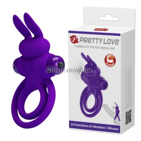 Эрекционное кольцо «Pretty Love Ring III» фиолетовое 7