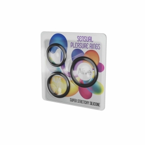 Набор эрекционных колец Alive Sensual Pleasure Rings 3