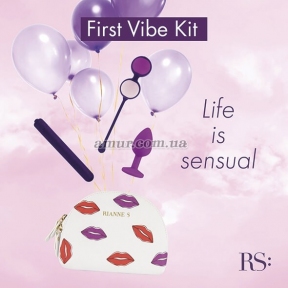Набір секс іграшок «Rianne S - First Vibe», кульки, вібратор, пробка 3