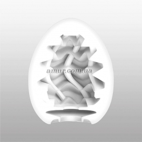 Мастурбатор-яйце Tenga Egg Wavy II з подвійним хвилястим рельєфом 0