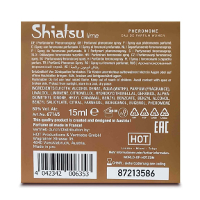 Женские феромонные духи «Shiatsu Lime», 15 мл 1